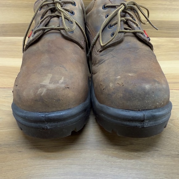 Red Wing Metguard Comp Toe Mens Oxfords 10.5 D Brown Nubuck Leather 4479 - Picture 3 of 11